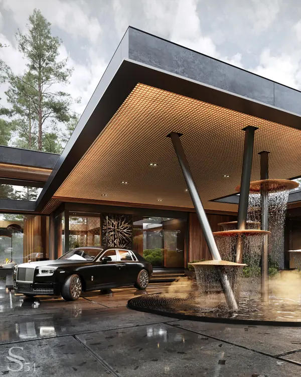 Резиденция в Agalarov Estate – симбиоз природы и современной архитектуры