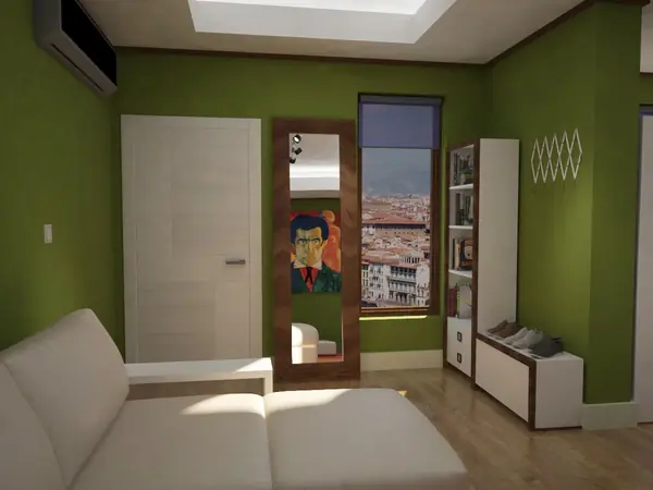 Малевич в интерьере жилой квартирі