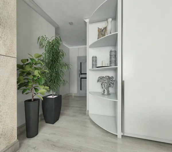 Дизайн интерьеров трёхкомнатной квартиры. Современный стиль.