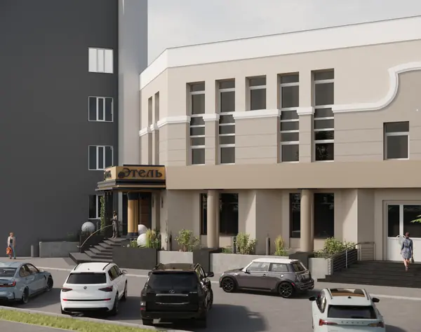 Проект фасада для салона красоты