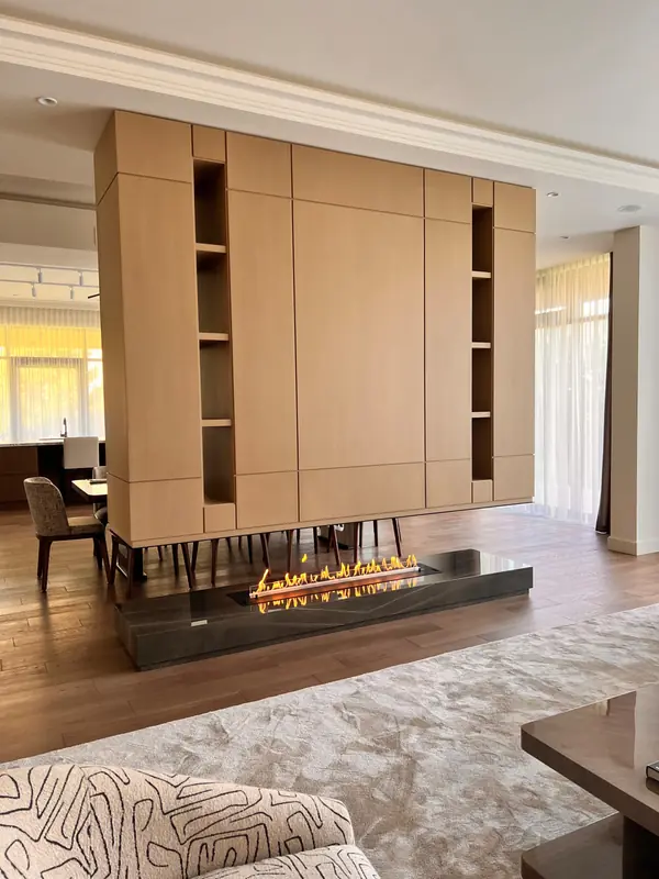 Автоматический биокамин Smart Fire A5 с защитной термопанелью