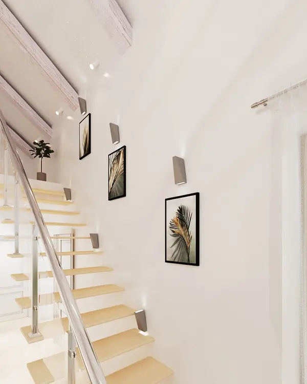 Загородный дом: кухня-гостиная