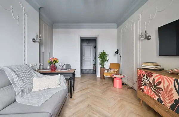 Интерьерная съёмка квартиры в сталинке на Кутузовском проспекте(Москва)