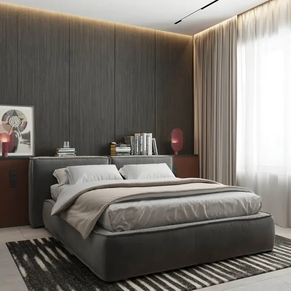 КП Первозванный 1, гостиная (вариант 2)