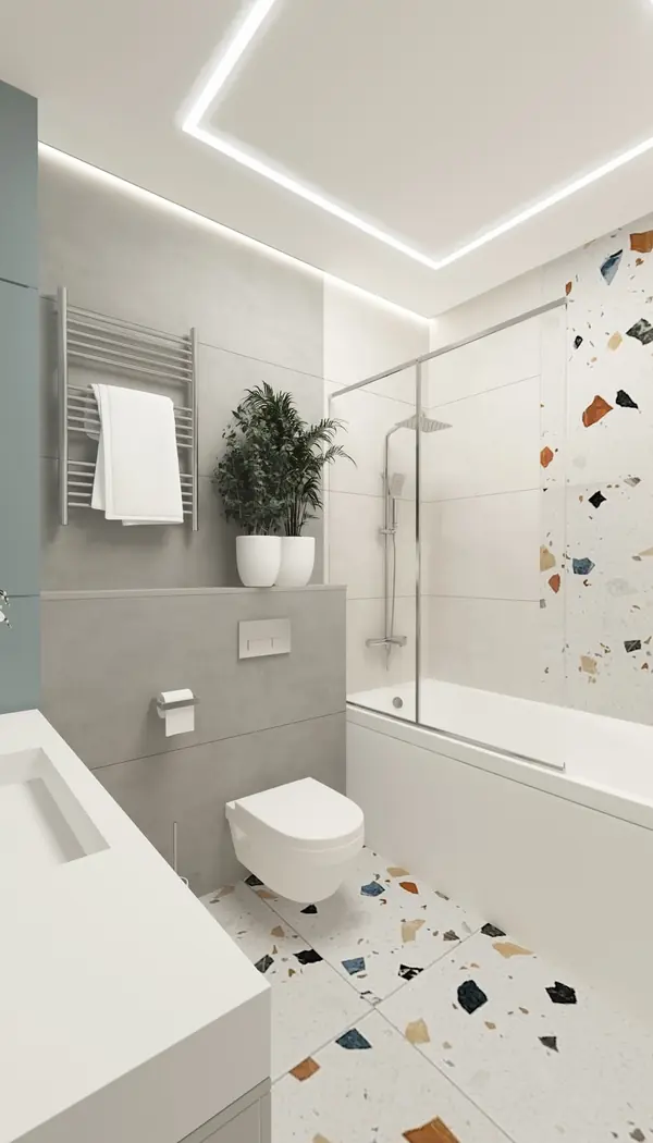 Проект трехкомнатной квартиры г. Ростов-на-Дону