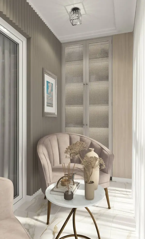 Нежнейший дизайн трехкомнатной квартиры