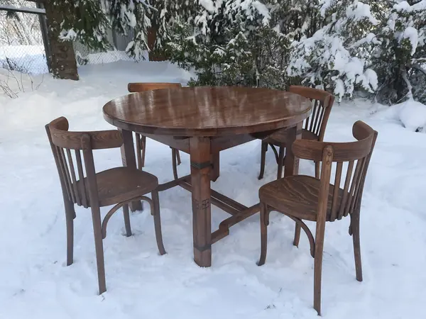 Раскладной круглый стол