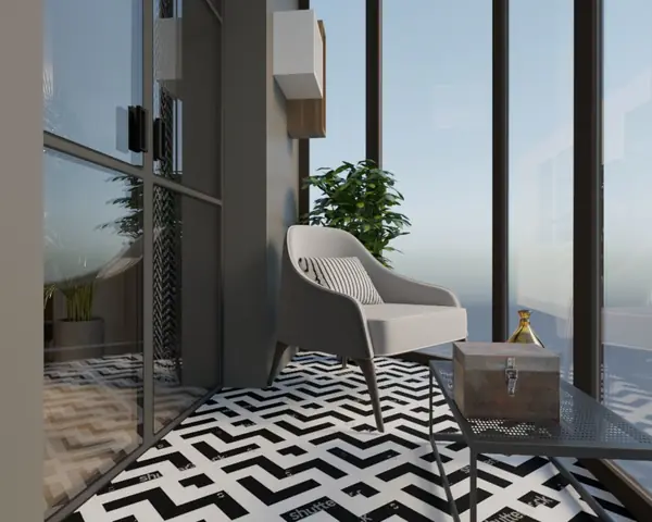 Современная классика в гостиной - обеденной