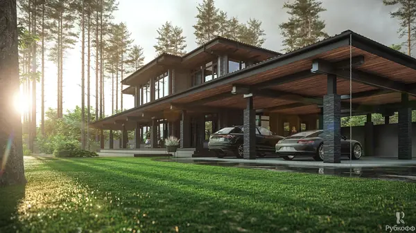 Дом из бруса П-271