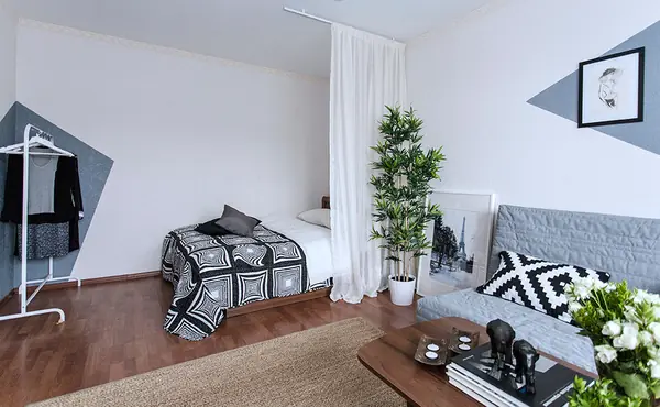 Studio apartment in Moscow