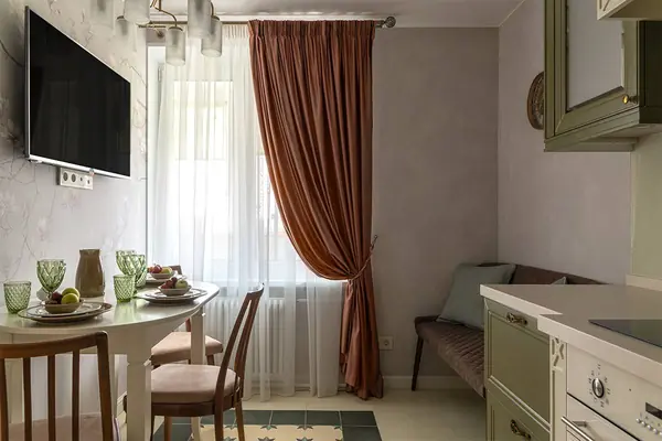 Маленькая квартира с весенними нотками. 38 м2. Серия дома П II-68.