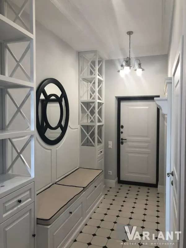 Интерьер прихожей в частном доме