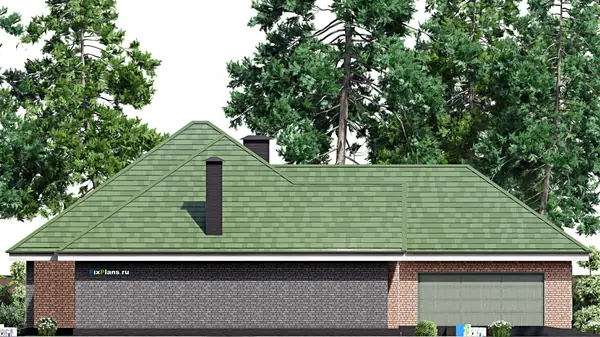 Проект одноэтажного дома 17х21м S237м2 F-16820