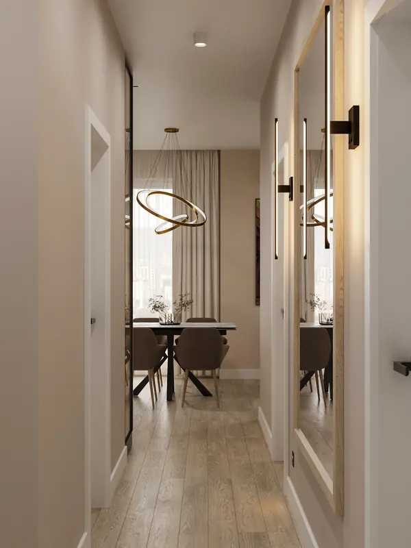 Современная квартира для семьи с двумя детьми