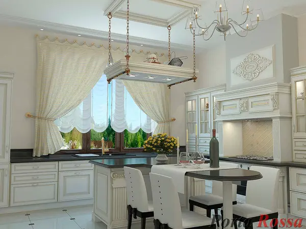 Kitchen design in Classical style