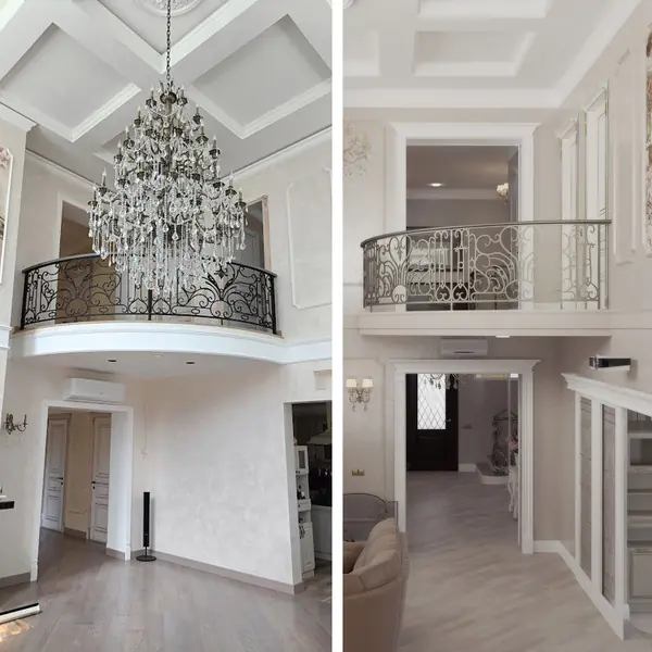 Визуализация и реализация проекта коттеджа в классическом стиле