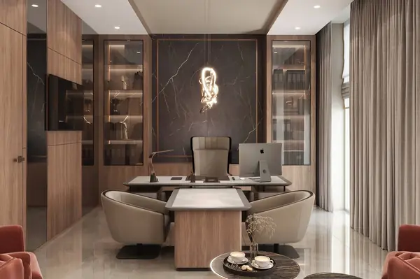 Искусство быть на высоте: кабинет и офис продаж в ЖК МОРЕНУАР, Новороссийск.