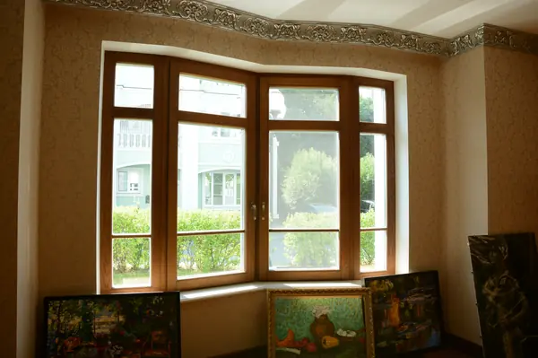 Таунхаус на Береговой (дерево-алюминиевые окна)