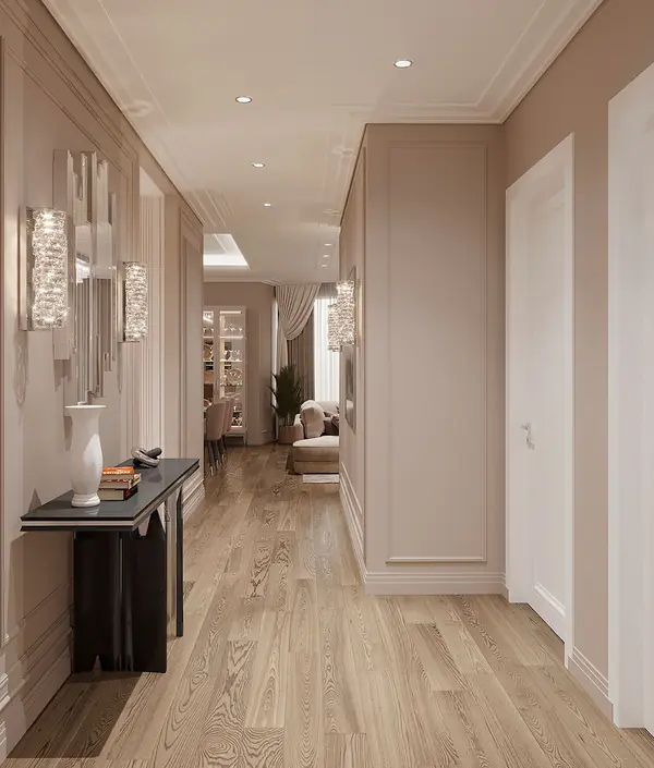 ДИЗАЙН ИНТЕРЬЕРА КВАРТИРЫ В ЖК АНГЛИЙСКИЙ КВАРТАЛ, 130 КВ.М.