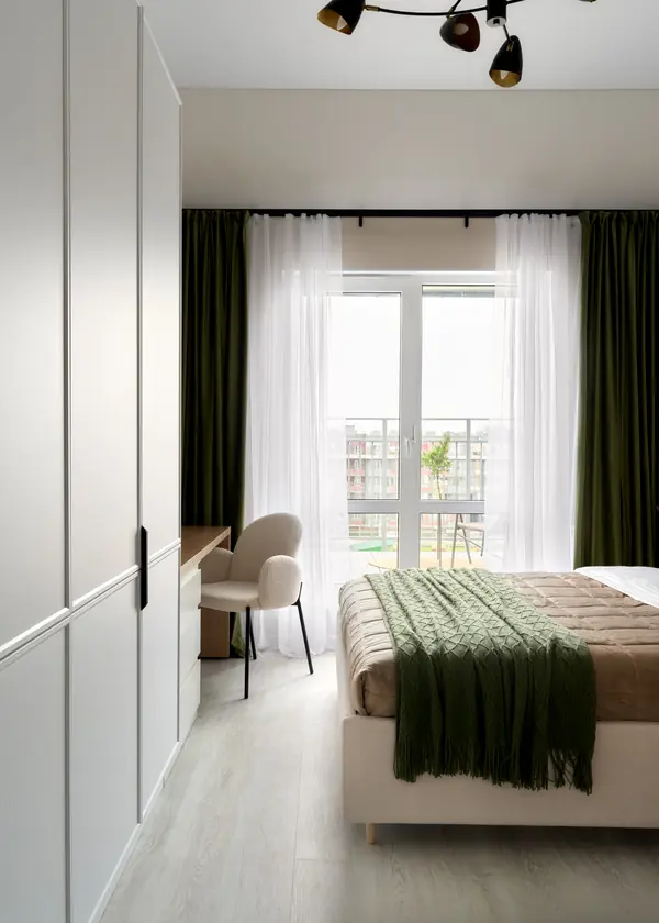 Квартира — студия по дизайн проекту Екатерины Тагировоq