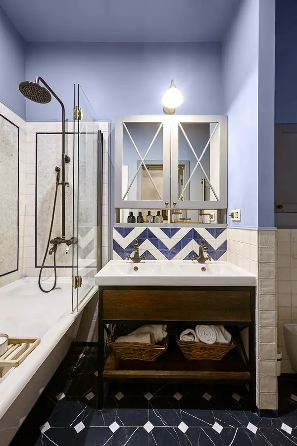 Квартира в Москве в стиле "Брутальный сканди"