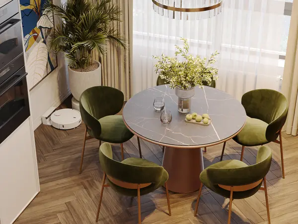 Интерьер трехкомнатной квартиры