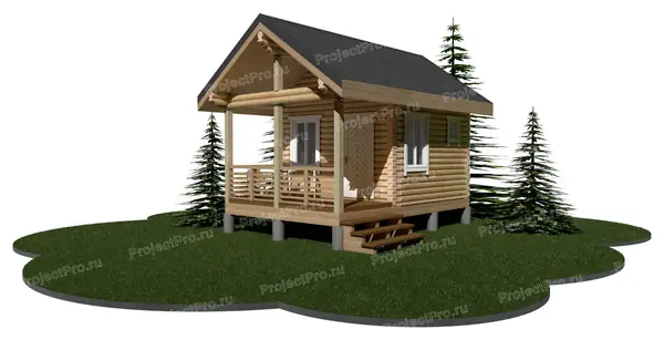 Бани и баньки из бруса, бревна и лафета