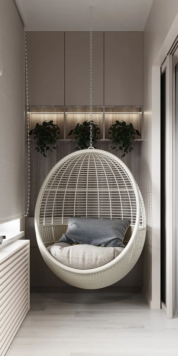 Дизайн лоджии в Ньютоне