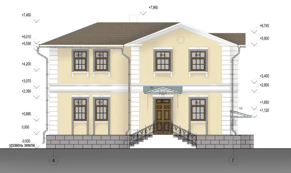 Коттедж; стадии АР, КР