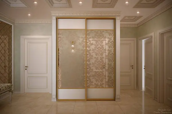 Дизайн коридора в классическом стиле в квартире, г.Краснодар