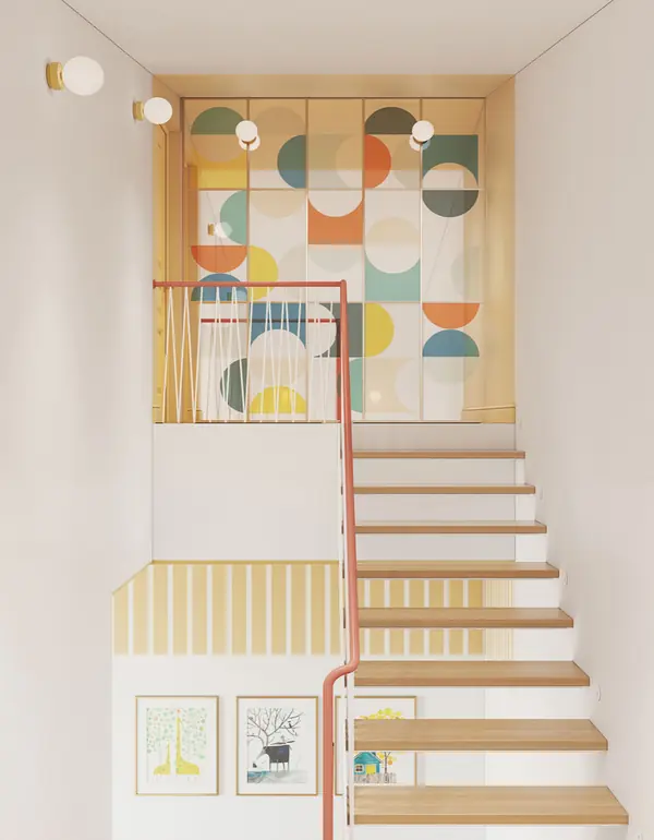 Дизайн интерьера двухуровневой квартиры в г. Раменское