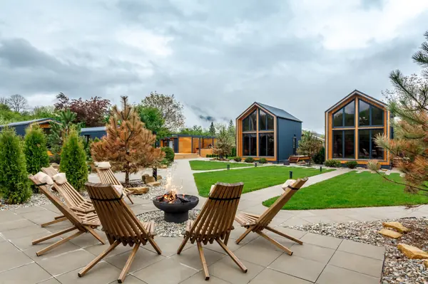 Ландшафтный дизайн базы отдыха «8 сосен»