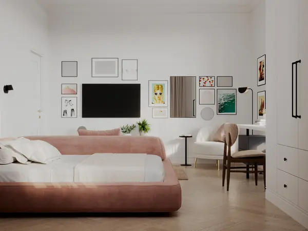 Дом с арочными окнами