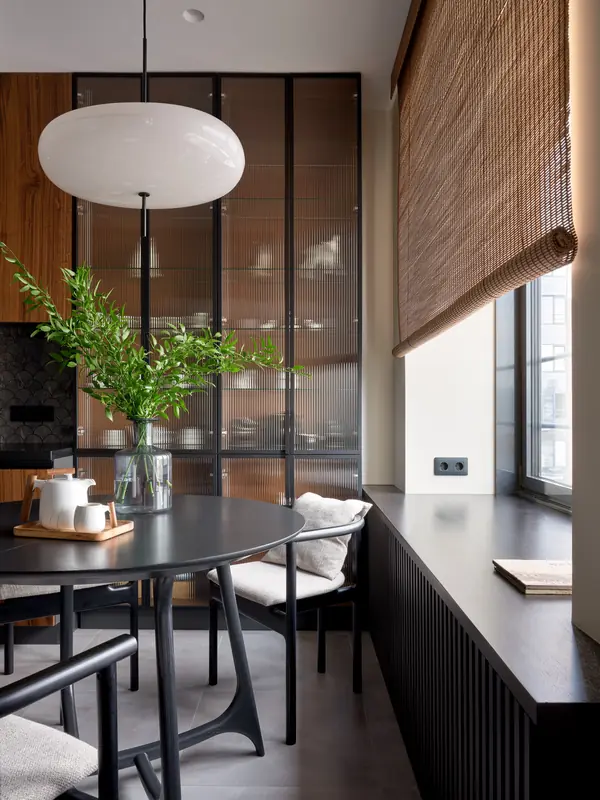 Современный интерьер с нотками Азии