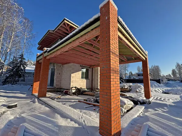 Строительство дома по индивидуальному проекту в Мендсарах