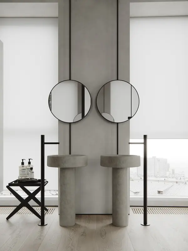 Квартира 144,8 m в стиле современный минимализм