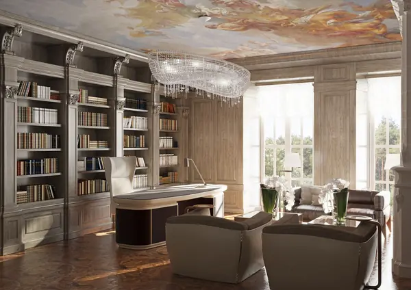 Интерьеры старинного дома 3200 кв метров в Австрии