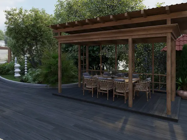 Терраса ресторана Харакс