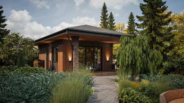 Прерий на берегу озера