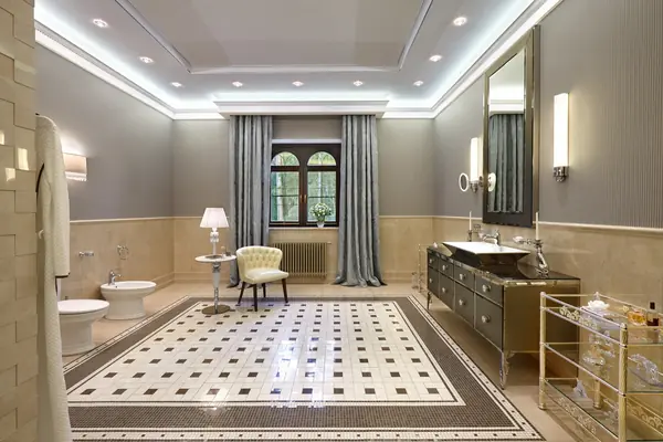 Проект архитектурной студии Александра Кривицкого. Ванная