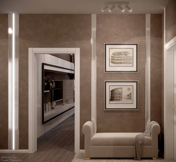 Дизайн коридора в квартире по ул. Кореновская, г.Краснодар