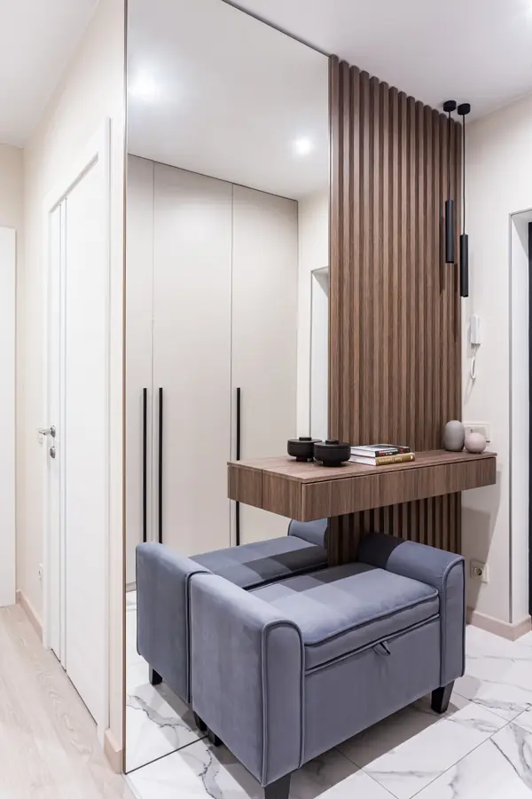 Квартира в теплых тонах