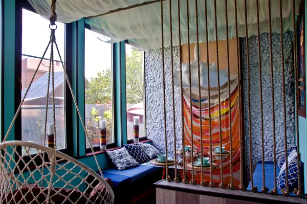 Веранда с парусами