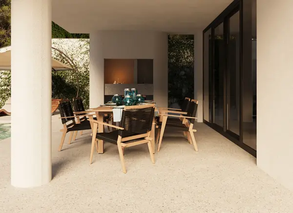 Дом на склоне