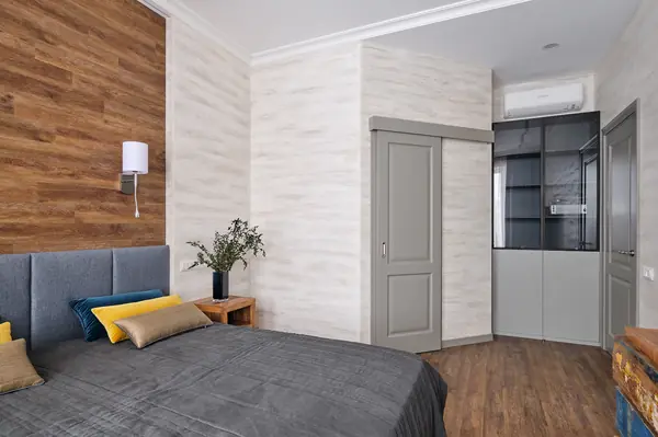 Серые Кантри в современном интерьере