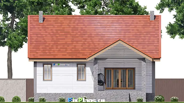 Проект одноэтажного дома 12х19м S254м2 F-16532