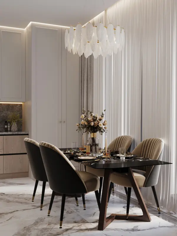 Современный проект квартиры 116 м² для семейной пары