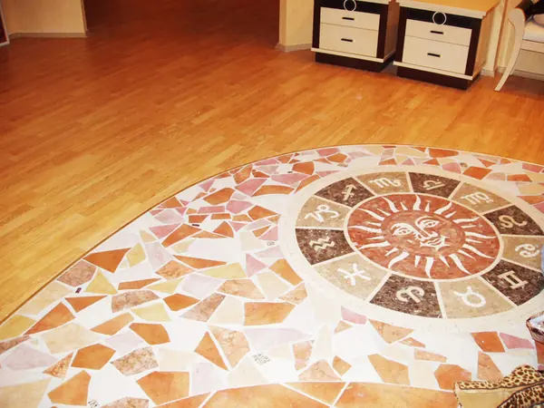 Golden autumn Cyrus - design in oriental style