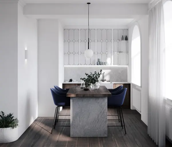 Дизайн проект квартиры площадью 65 м2