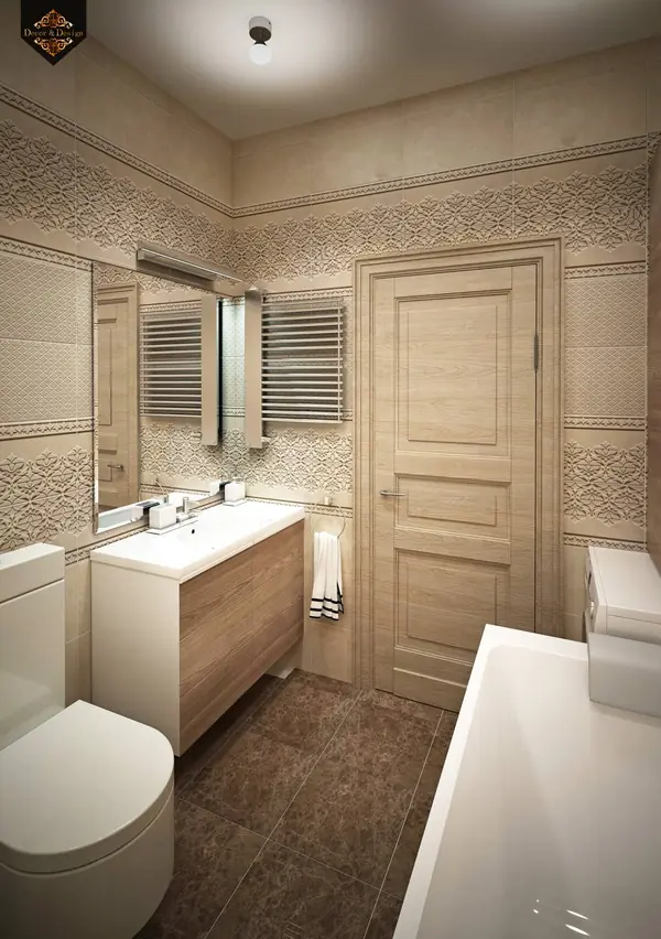 "Фьюжн в интерьере"трехкомнатная квартира в Казани по ул. Муштари